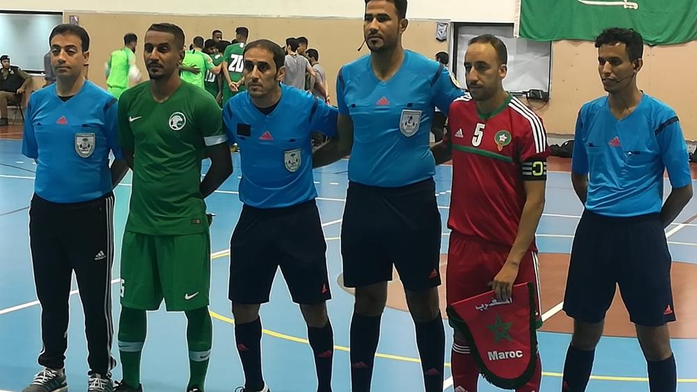 المنتخب الوطني لكرة القدم داخل القاعة يتعادل مع المنتخب السعودي