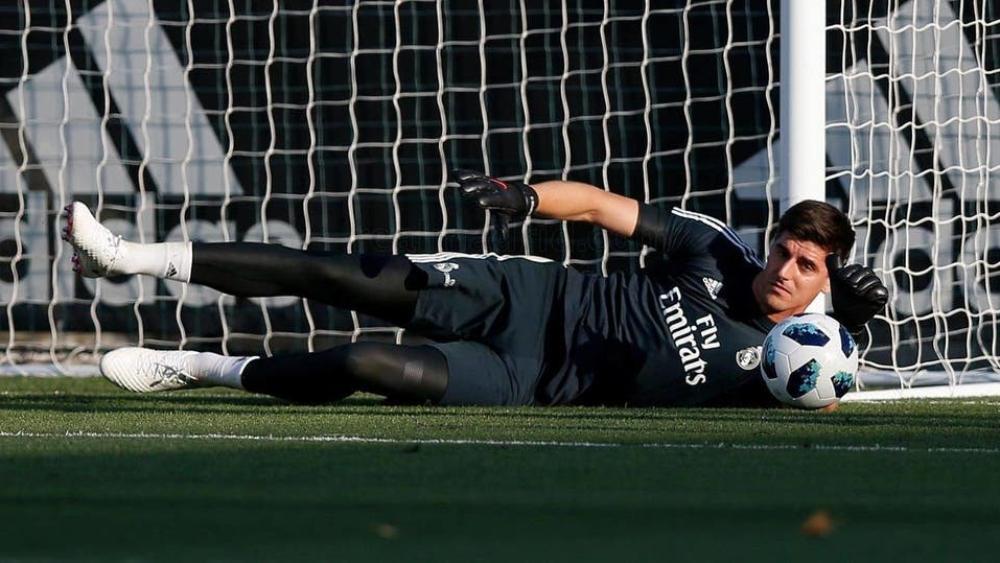 كورتوا يتعرض لإصابة في تدريبات ريال مدريد