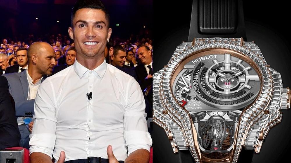 كريستيانو رونالدو حضر حفل الـ"يويفا" مرتديا ساعة يدوية قيمتها 1 مليون دولار