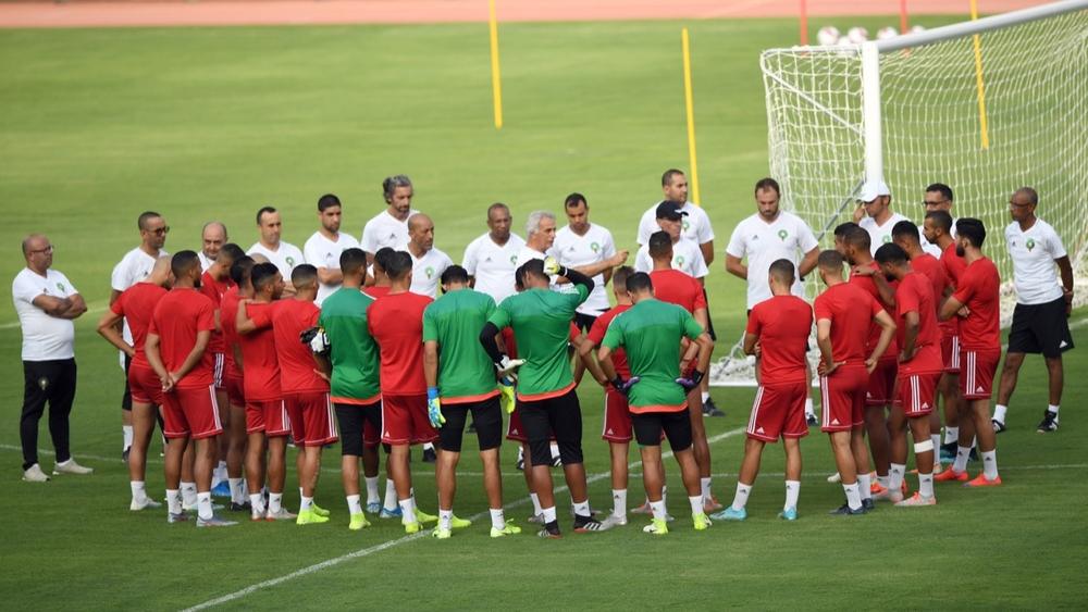 تداريب انفرادية لبونو وحاريت وآيت بناصر قبل مواجهة النيجر