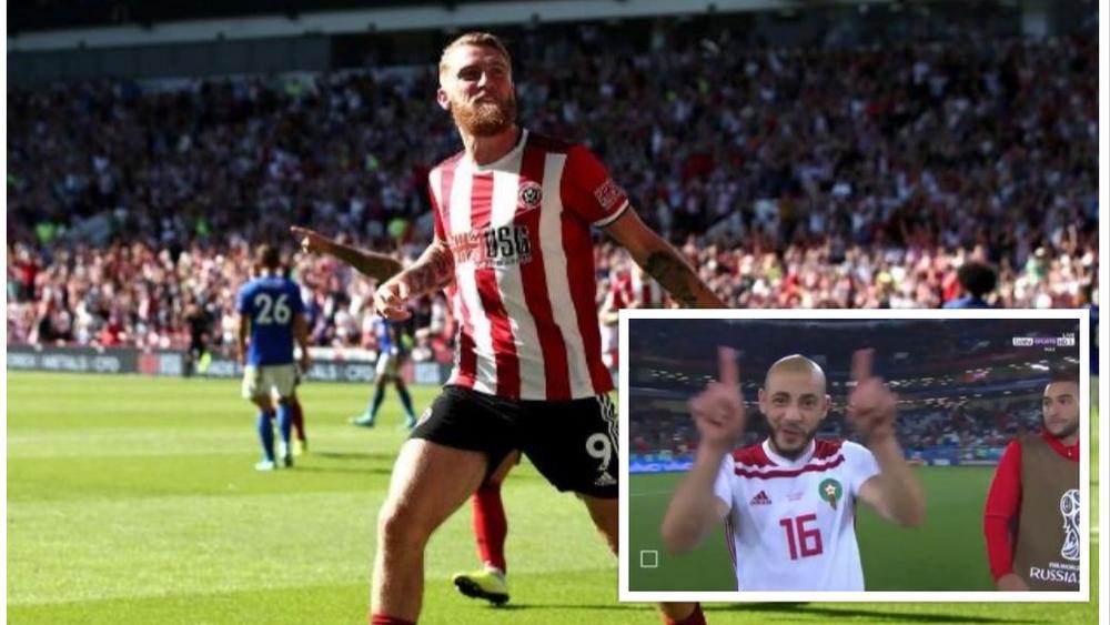 لاعب إنجليزي يستعين بأمرابط للاحتجاج على "تقنية الفيديو"