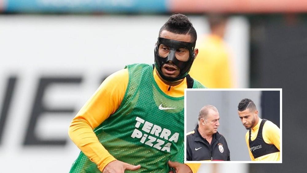 بلهندة "المقنع" يعود لتداريب غلطة سراي.. وجاهز "لديربي" إسطنبول