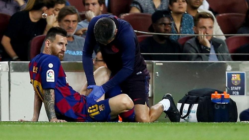 برشلونة يكشف نوعية إصابة ميسي.. والشكوك تحوم حول مشاركته أمام الإنتر