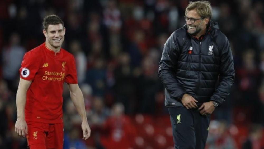 كلوب: "ميلنر قدوة للاعبين الشبان"