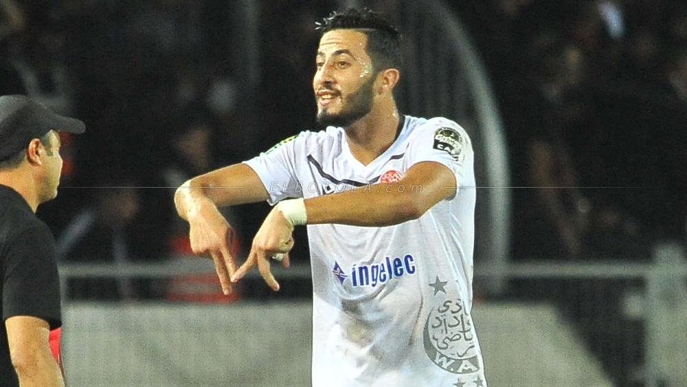 جماهير الوداد تختار الحسوني رجلا لمباراة نواديبو الموريتاني