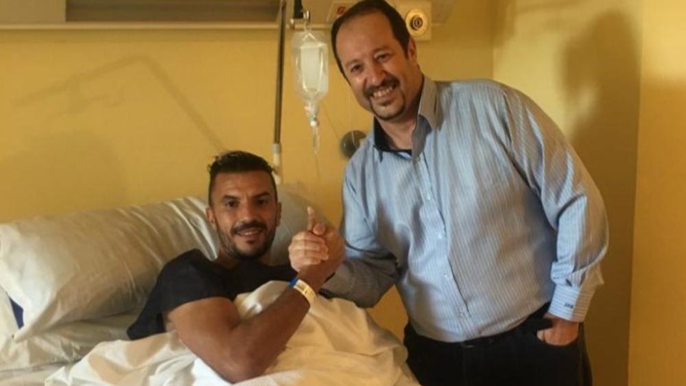عملية جراحية ناجحة للاعب المغرب التطواني حمزة حجي بمدينة سنطاندير الإسبانية