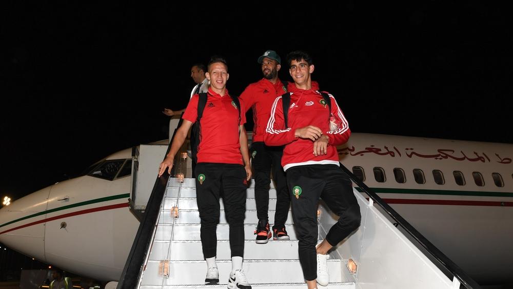 بعثة المنتخب تحل بمدينة طنجة عبر رحلة خاصة بعد نهاية مباراة ليبيا و الفريق الوطني يخوض حصة تدريبية لإزالة العياء