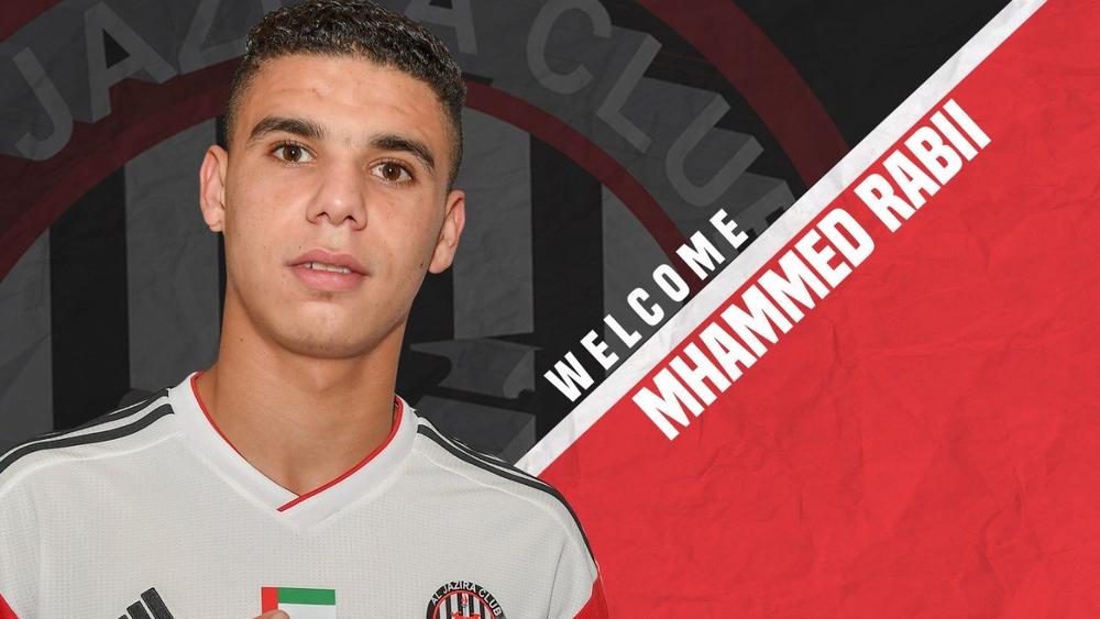 الجزيرة الإماراتي يتعاقد رسميا مع لاعب أمل الوداد الرياضي محمد ربيع