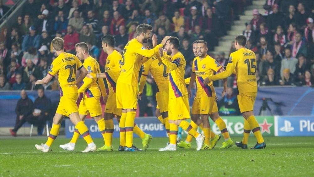 برشلونة "ينجو" بصعوبة من "فخ" سلافيا براغ وينفرد بصدارة المجموعة السادسة