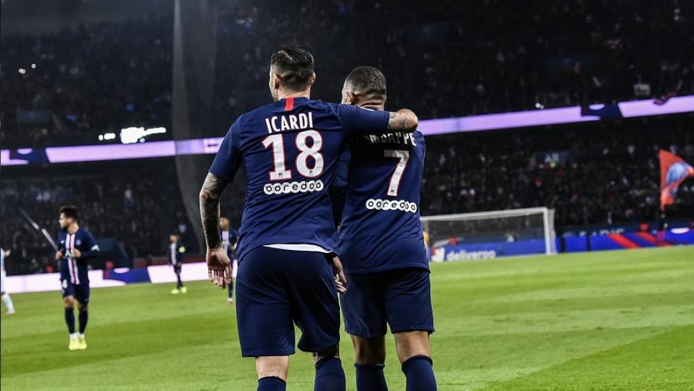 إيكاردي ومبابي يقودان سان جرمان لهزم مرسيليا برباعية