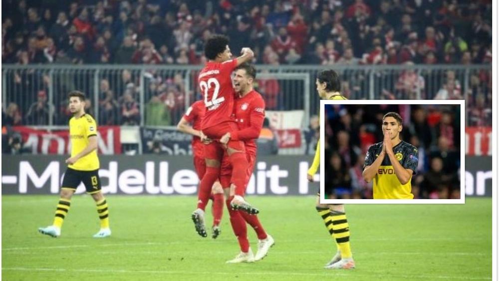 بايرن يُذِلُّ دورتموند برُباعية ساحقة في حضور المغربي حكيمي