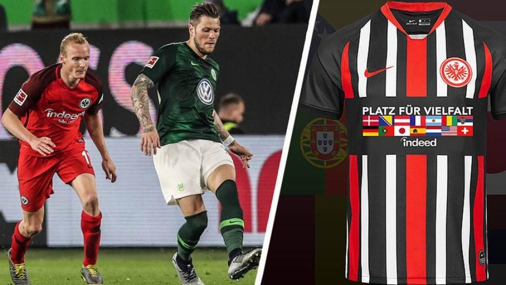 أينتراخت فرانكفورت يواجه فولفسبورع بقميص "خاص" لمحاربة "العنصرية والتمييز"