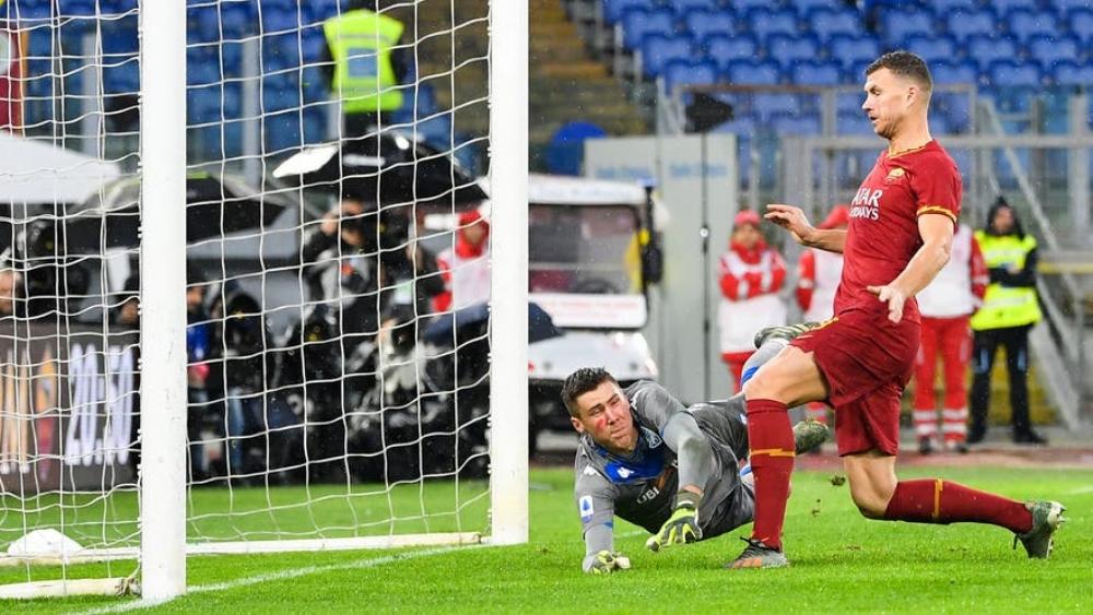 روما يجتاز بريشيا بثلاثية نظيفة