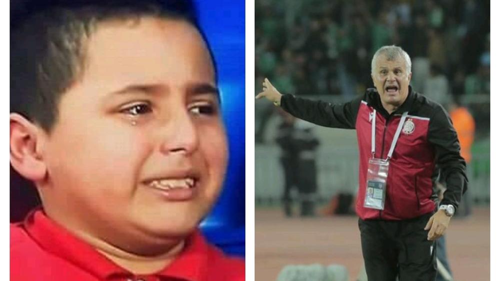 خاص/ زوران يطالب لاعبي الوداد في التداريب بإعادة مشاهدة صورة الطفل الودادي الذي ظهر و هو يذرف الدموع