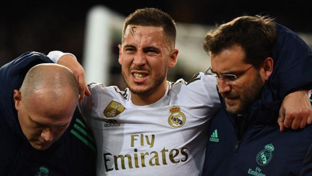 إصابة هازارد تُقلق النادي الملكي قبل 3 أسابيع من الكلاسيكو