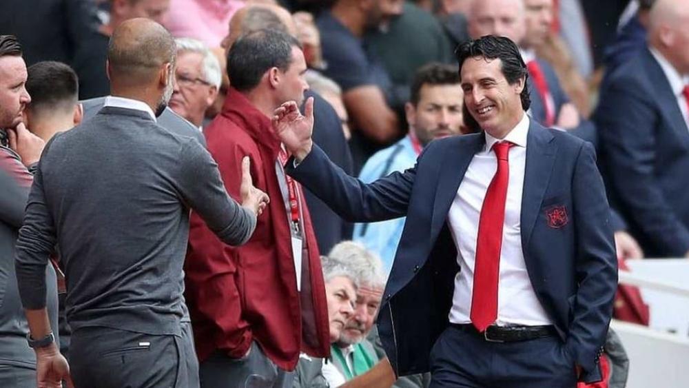 غوارديولا يأسف لإقالة إيمري من تدريب آرسنال