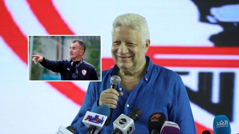 مرتضى منصور يهدد لاعبيه بخصم حوالي 18 مليون سنتيم مغربي من رواتبهم في حال تضامنهم مع المدرب ميتشو