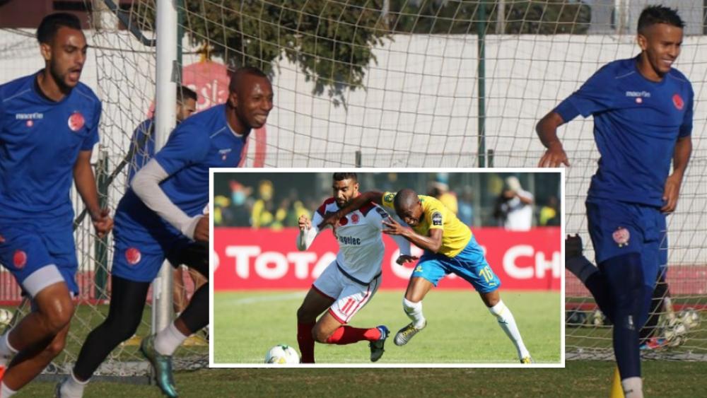 بحضور إسماعيل الحداد الوداد تجري آخر حصة تدريبية قبل مواجهة سان داونز