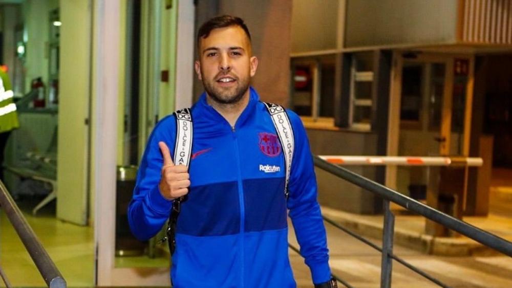 جوردي ألبا أساسي أمام ريال سوسييداد بعد غيابه عن برشلونة في آخر 7 مباريات