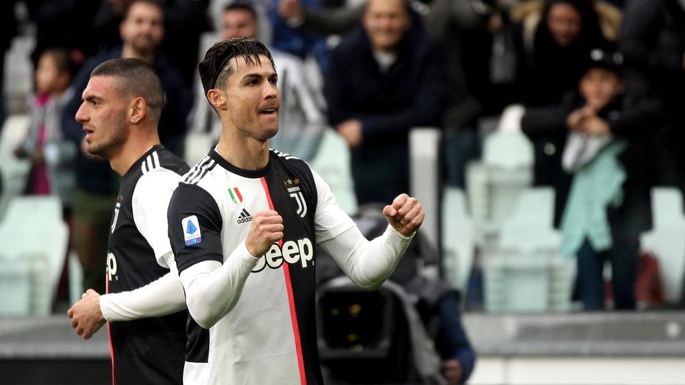 ثنائية رونالدو تضع يوفنتوس في الصدارة"مؤقتا"