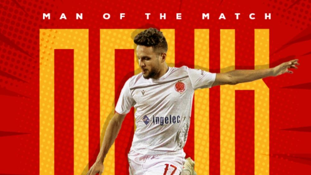 بديع أووك "رجل المباراة" أمام رجاء بني ملال