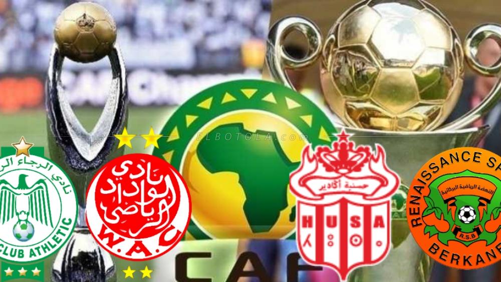 برنامج مباريات الأندية الوطنية في مسابقتي دوري أبطال أفريقيا و كأس الكونفدرالية