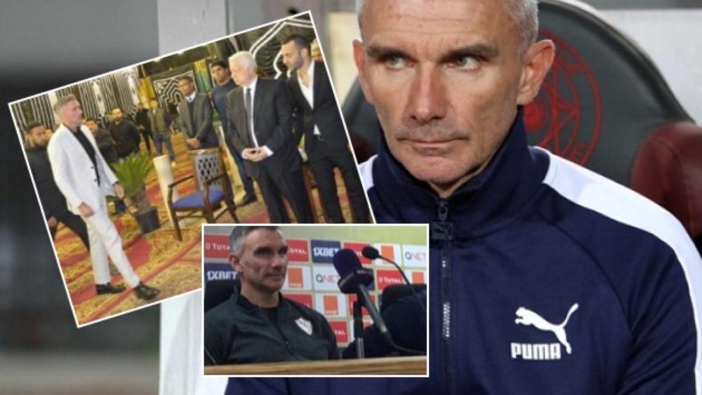 كارتيرون يعارض تقاليد مصر بارتداء بدلة بيضاء في عزاء شقيقة رئيسه.. ويضاعف "الغرامات" على الزمالك!