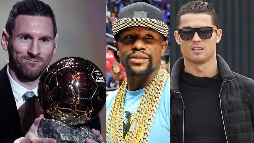 متفوقا على كريستيانو وميسي.. مايويذر حصل على 915 مليون دولار في 10 سنوات!