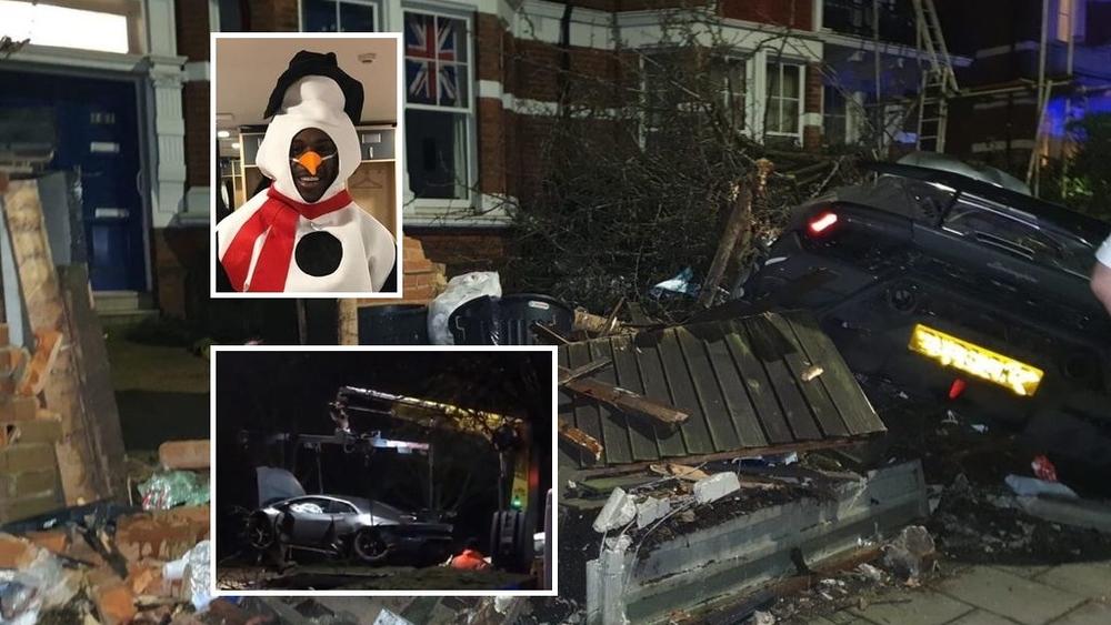 بالصور | لاعب ويست هام "يُحطِّم" سيارته "لامبورغيني" البالغة قيمتها 246 ألف يورو.. بعد محاولته الاحتفال بـ"أعياد الميلاد"!