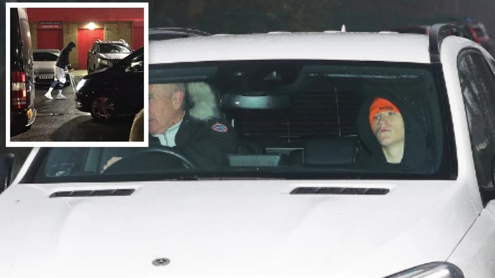 ماكتومناي يصل تدريبات اليونايتد "حزيناً" بعد الاشتباه في انتهاء موسمه