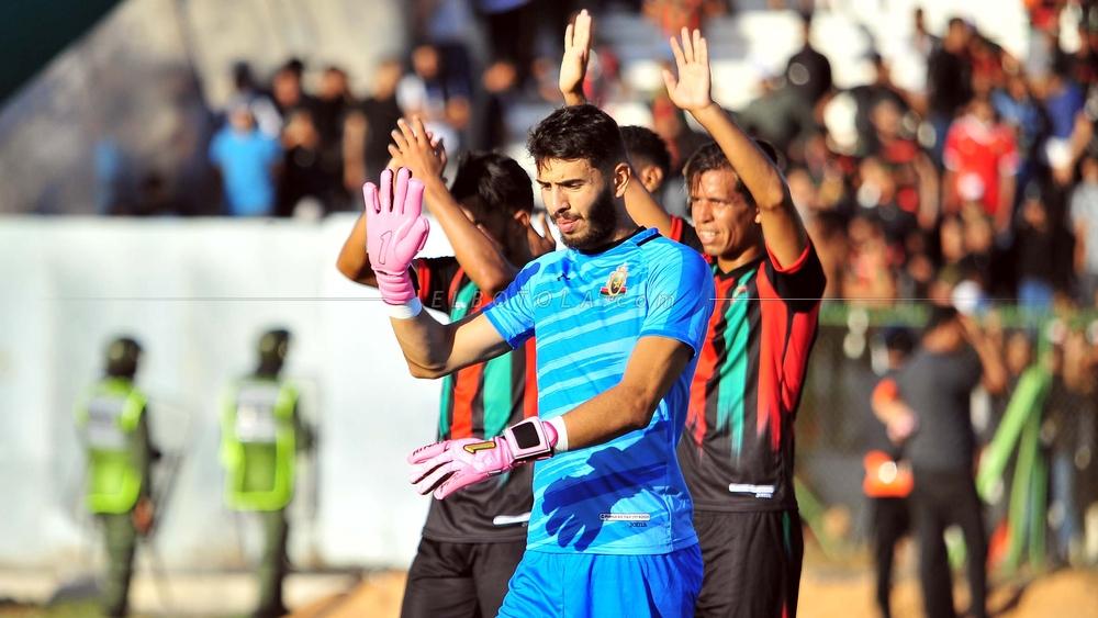 جماهير الجيش الملكي تختار باعيو الأفضل في مباراة أولمبيك خريبكة