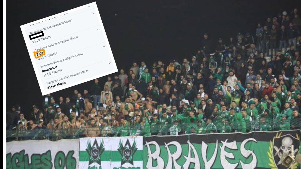 بعد تجاوز مولودية الجزائر ووسط "جَدَل" لقاء الدفاع الجديدي .. "الرّجاء" ضمن الأكثر تداولاً في "تويتر" داخل المغرب