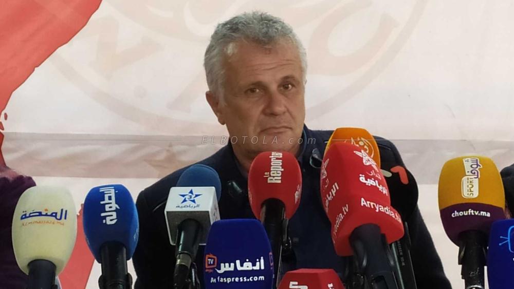 زوران يرفض الحديث عن أسباب رحيله و يتمنى تتويج الوداد بلقب البطولة و دوري أبطال أفريقيا