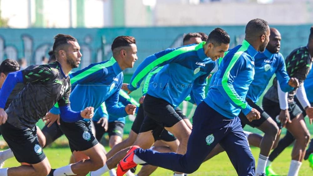 الرجاء يخوض آخر حصة تدريبية قبل السَّفر لمواجهة نهضة بركان
