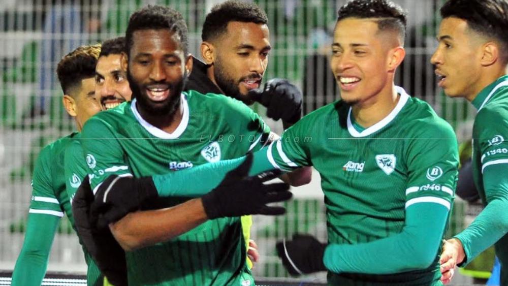 البطولة الإحترافية | المولودية الوجدية تنتصر على المغرب التطواني وترتقي للمركز الثالث