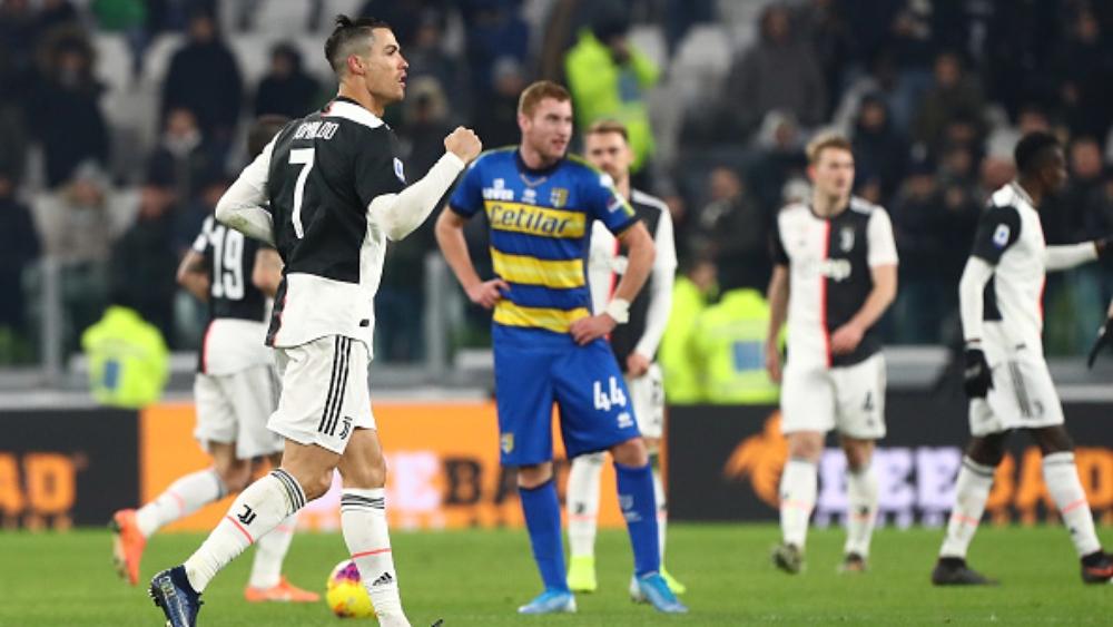 رونالدو يلعب دور البطولة مع يوفنتوس أمام بارما