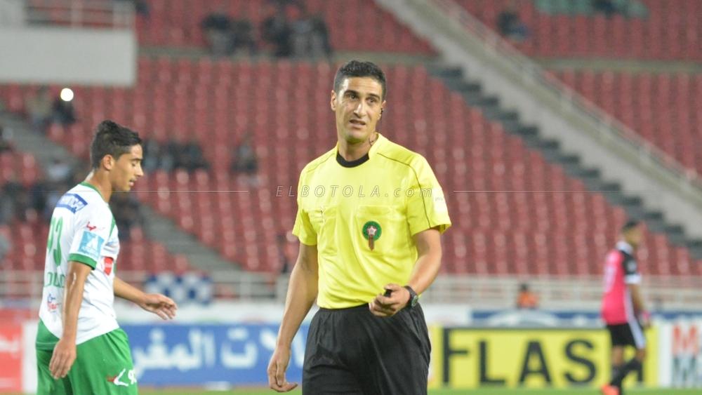 جمال بلبصري حكما لمباراة الرجاء الرياضي ومولودية وجدة