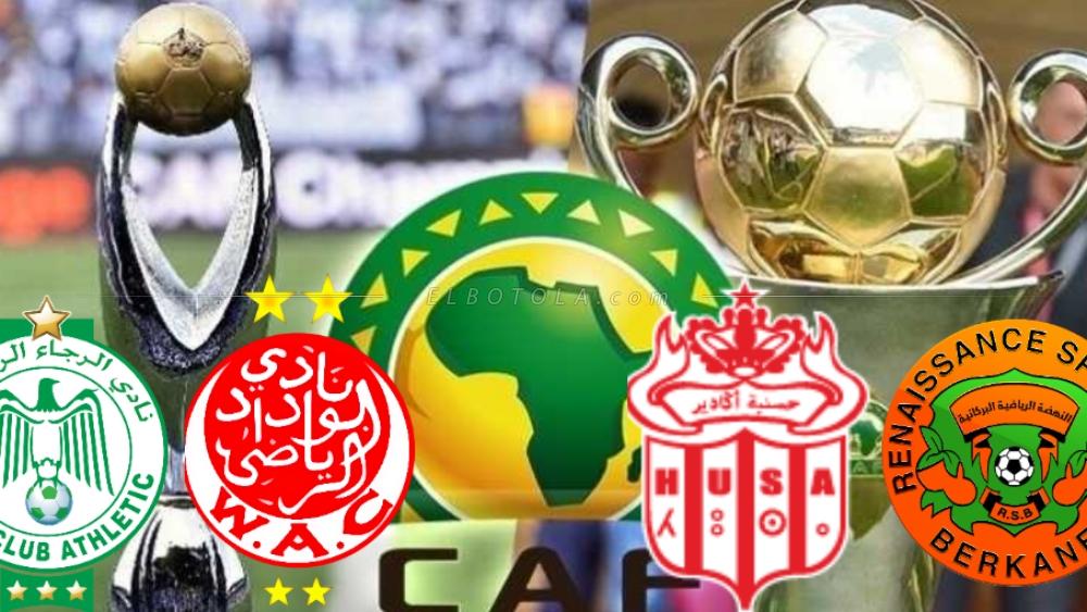 برنامج مباريات الأندية الوطنية في مسابقتي دوري أبطال أفريقيا و كأس الكونفدرالية