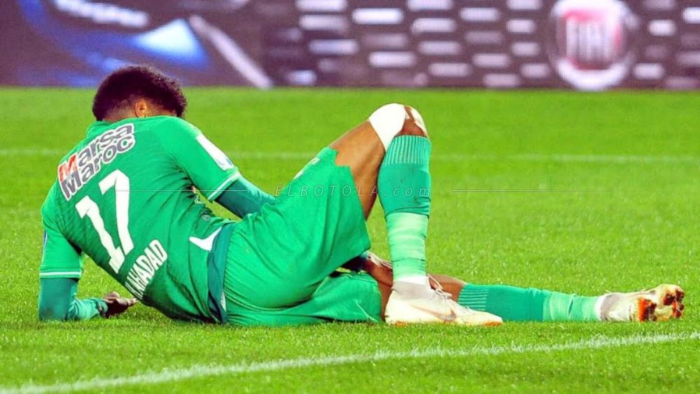 حميد أحداد رافق الرجاء إلى تونس..وإصابته "غير مقلقة"