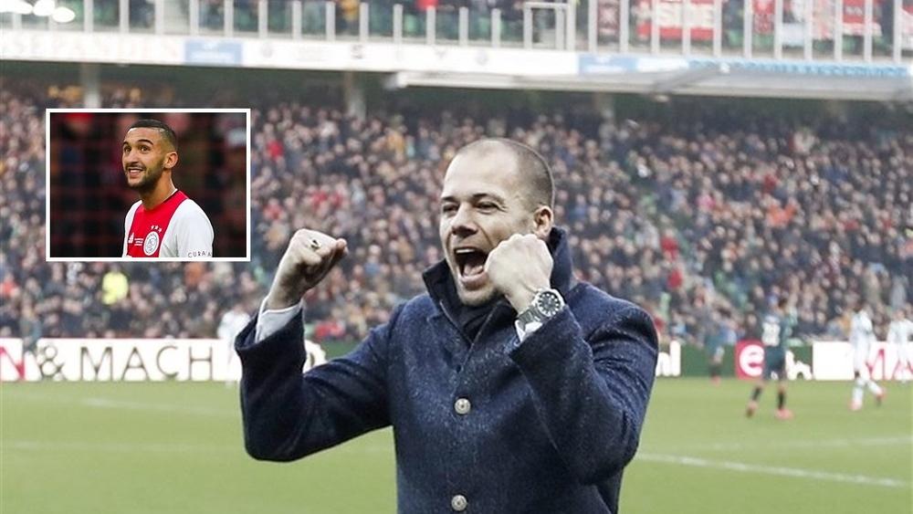 مدرب غرونينغن بعد الفوز على أياكس: "لحسن الحظ حكيم زياش لم يلعب"