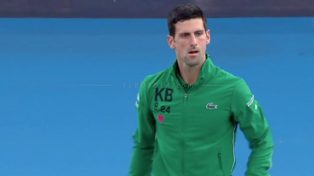 نوفاك دجوكوفيتش يبكي متأثرًا أثناء رثاء كوبي براينت