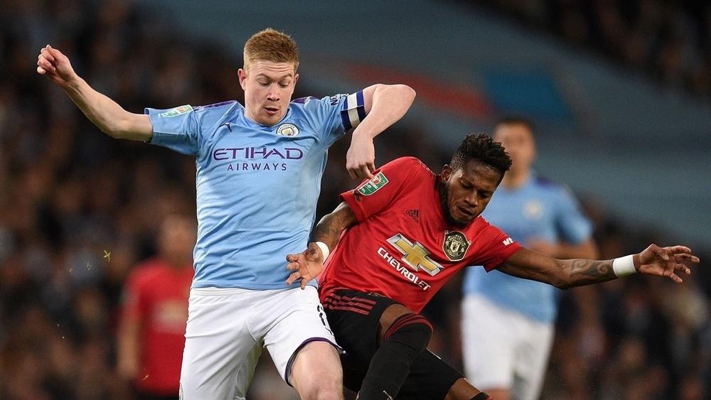 مانشستر سيتي يبلغ نهائي كأس الرابطة رغم خسارته أمام اليونايتد