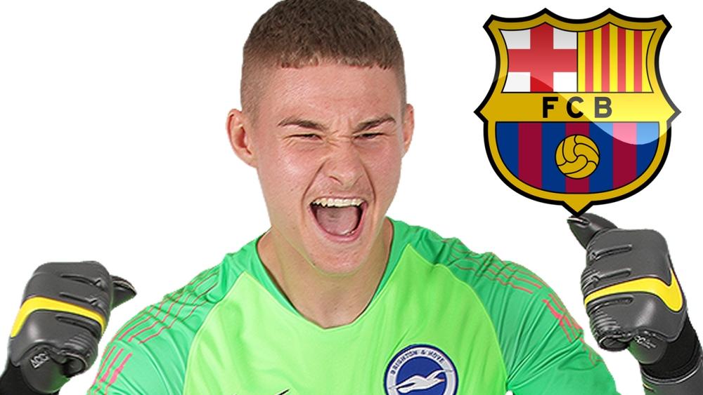 برشلونة يطلب التعاقد مع حارس برايتون الإنجليزي