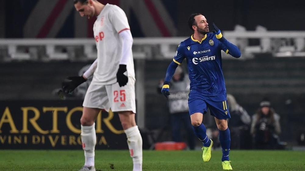 هيلاس فيرونا يتغلب على يوفنتوس في الدوري الإيطالي