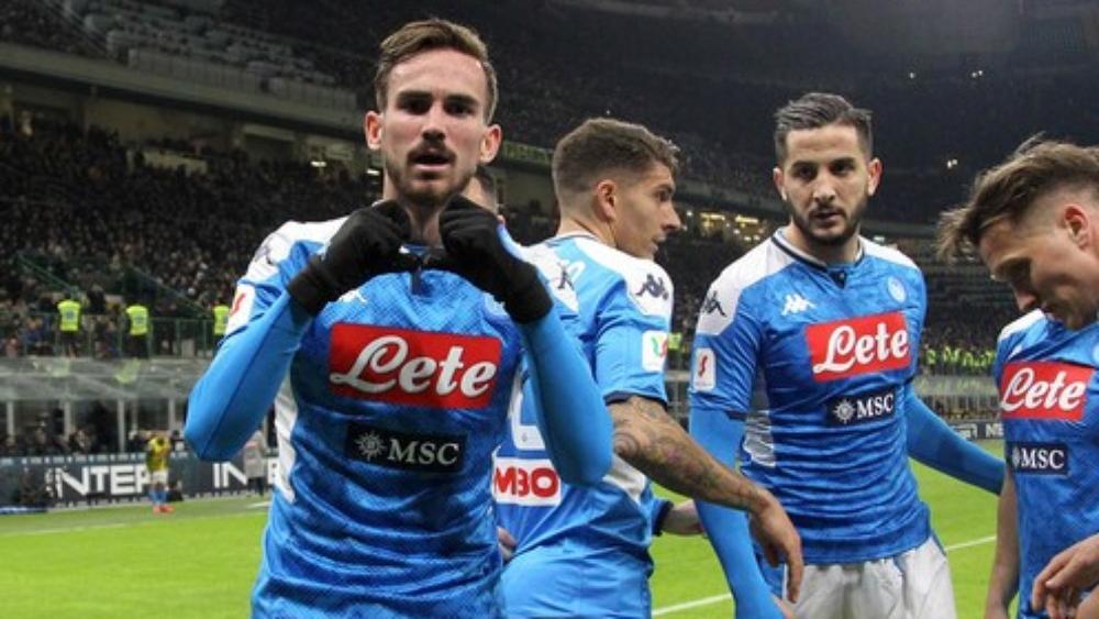 نابولي يحسم "معركة" ذهاب نصف نهائي كأس إيطاليا أمام الإنتر لصالحه
