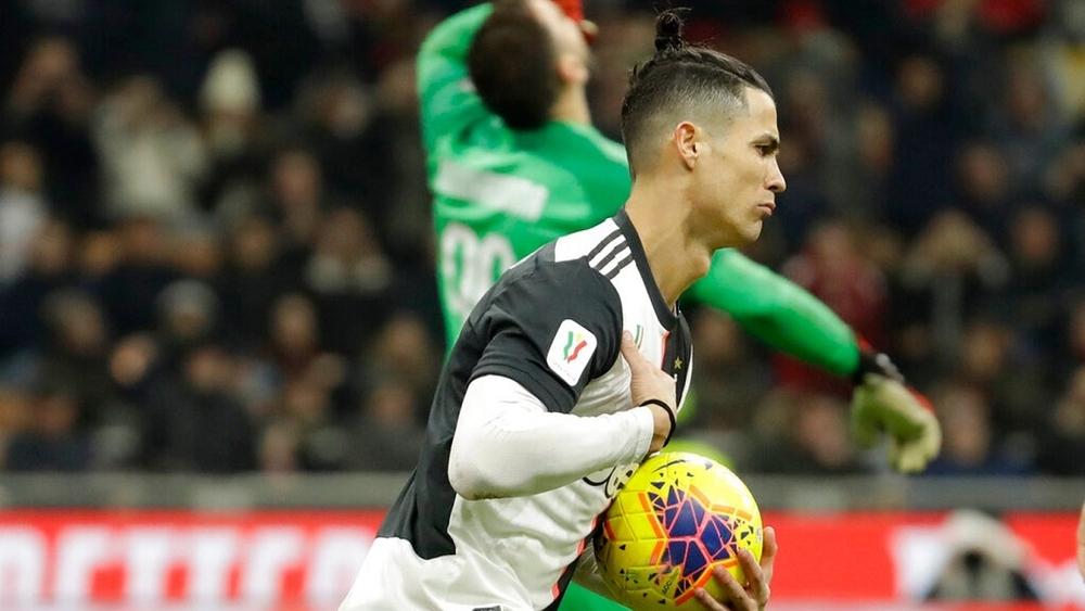 كأس إيطاليا | كريستيانو "يٌنقذ" يوفنتوس من الهزيمة أمام ميلان بهدف في الدقيقة 90+1'