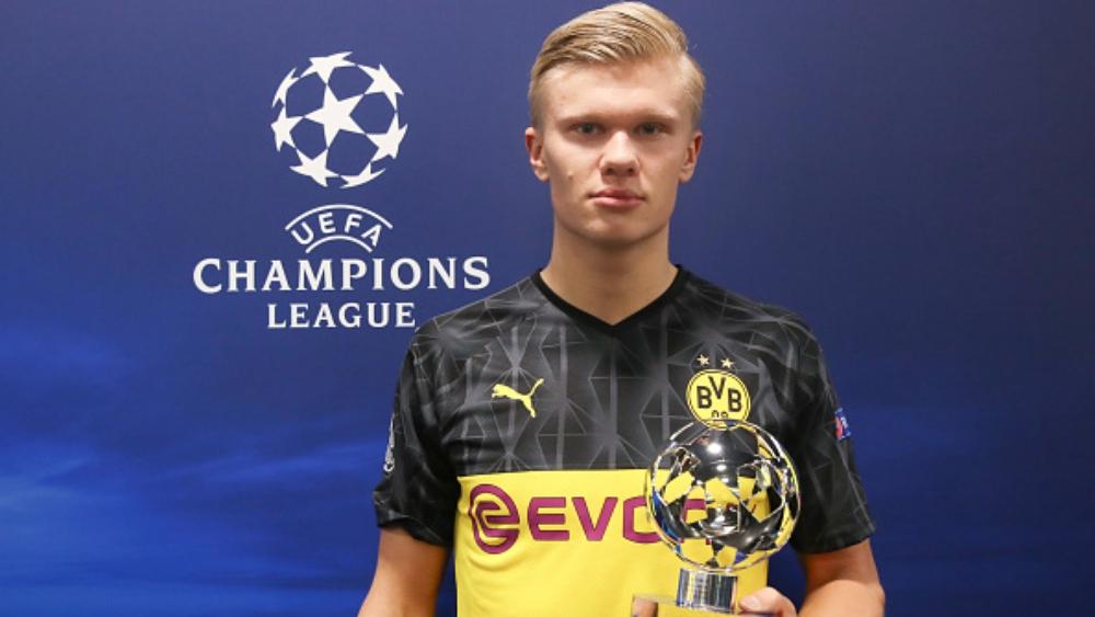 متفوقًا على رونالدو وميسي .. هولاند أسرع لاعب يصل إلى 10 أهداف بدوري الأبطال