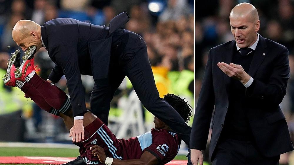 لاعب سيلتا فيغو بعد إصابته زيدان: "تألمت بسبب ضحك بعض الأشخاص بعد الحادث"