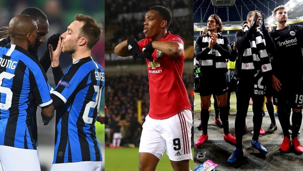 مانشستر يونايتد يتعادل والإنتر يفوز.. وأينتراخت "يكتسح" سالزبورغ (4-1)