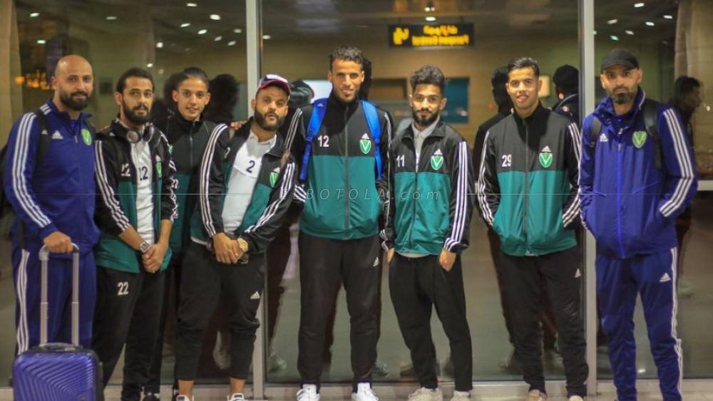 النصر الليبي يحط الرحال في مصر إستعدادا لملاقاة حسنية أكادير